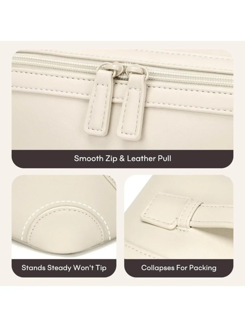 Large Capacity Waterproof Makeup Bag | Portable Toiletry Organizer for Travel